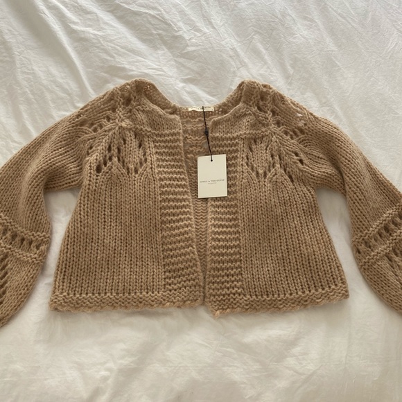 Spell Surf Shack Knit Cardigan- Taupe - Picture 2 of 4